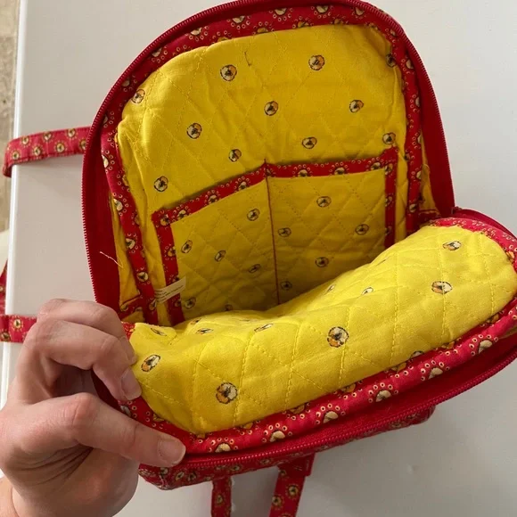 Quilted Cotton Backpack - Picture 6 of 7